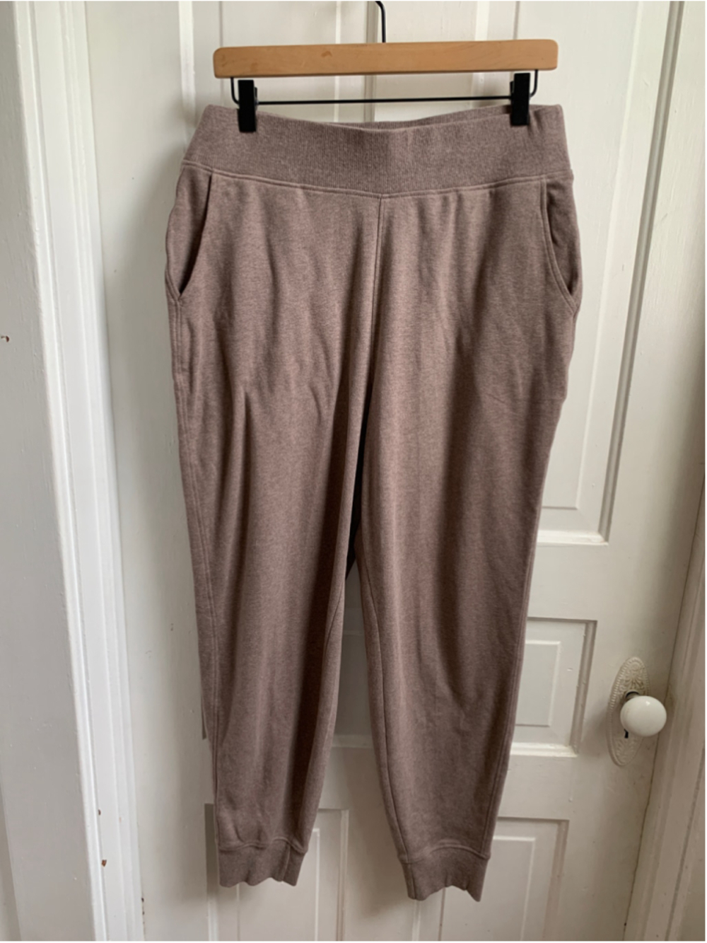 Women's Pact Organic Cotton Jogger Pants Size L Brown